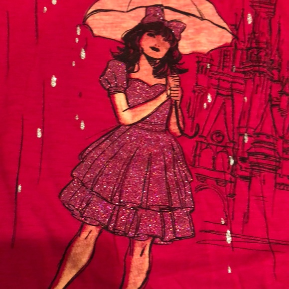 Disney fushia pink Aline tshirt - Picture 5 of 5